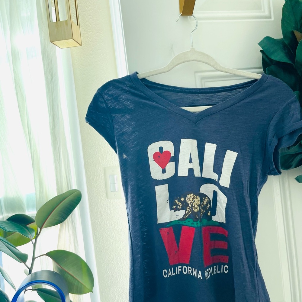 Reflex Navy Blue California Republic Tee